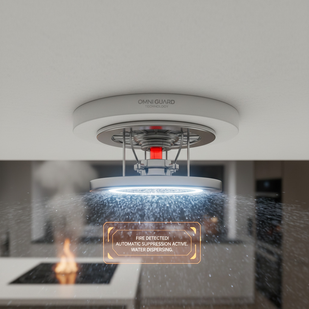 Yangın duman sensörü ve su baskını dedektörü