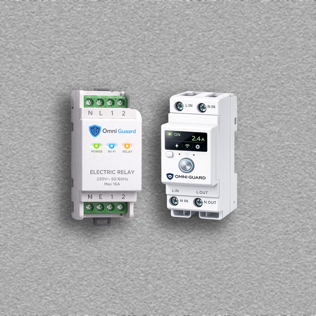 Akıllı DIN-Ray Elektrik Rölesi IoT modülü